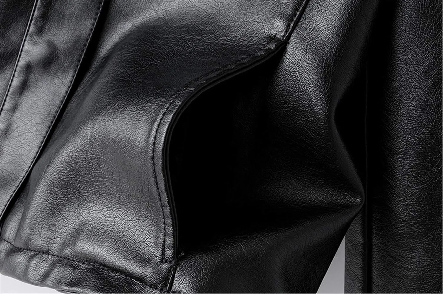 Andongnywell Womens Faux Leather Jacket Women Faux Leather Moto Biker Jacket with Pockets Women's Faux Leather Short Jack