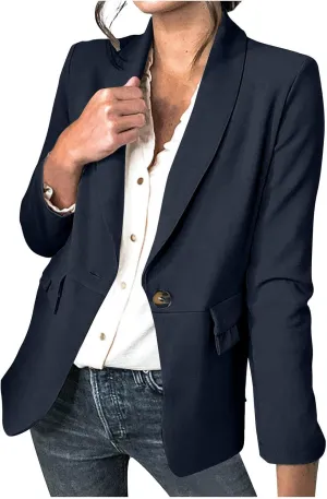 Blazers for Women Business Casual Open Front Long Sleeve Work Office Suit Jackets Blazer Dressy Workwear Outwear