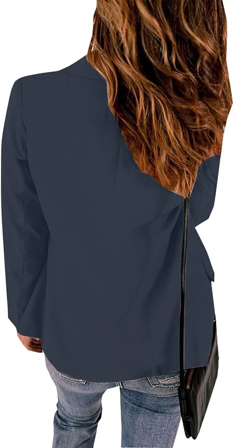 Blazers for Women Business Casual Open Front Long Sleeve Work Office Suit Jackets Blazer Dressy Workwear Outwear