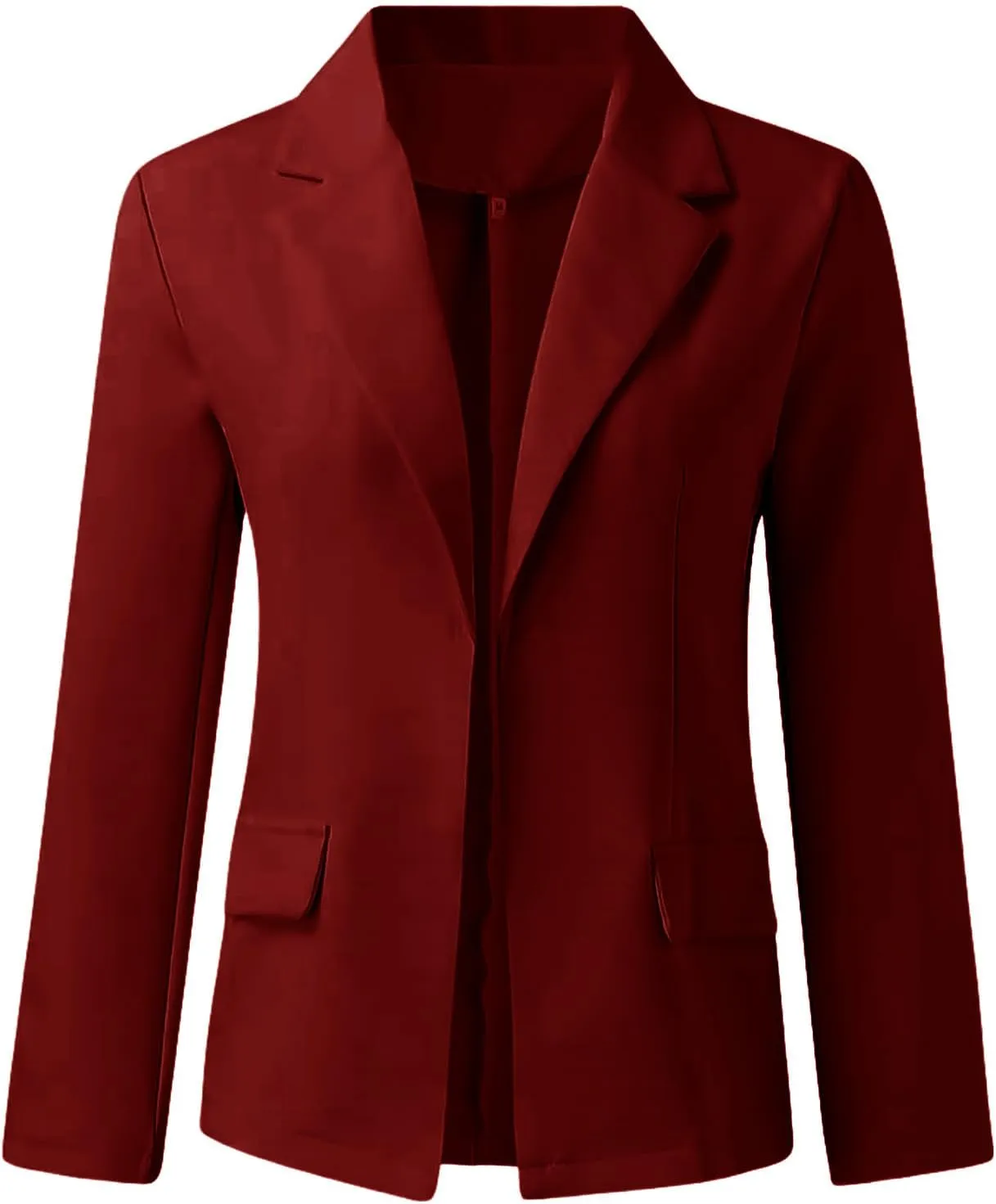 Blazers for Women Business Casual Work Office Suit Jacket Dressy Long Sleeve Lapel Open Front Lightweight Blazer