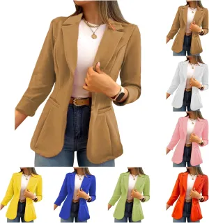 Blazers for Women Suit Jackets Blazer Business Casual Lightweight Suit Long Sleeve Slim Fit Work Office Jacket