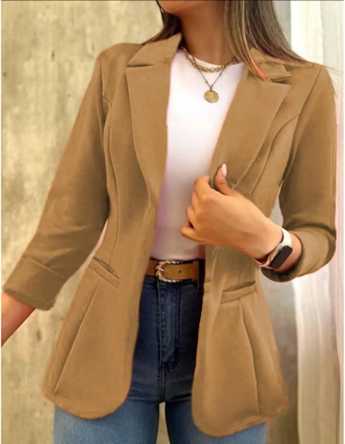 Blazers for Women Suit Jackets Blazer Business Casual Lightweight Suit Long Sleeve Slim Fit Work Office Jacket