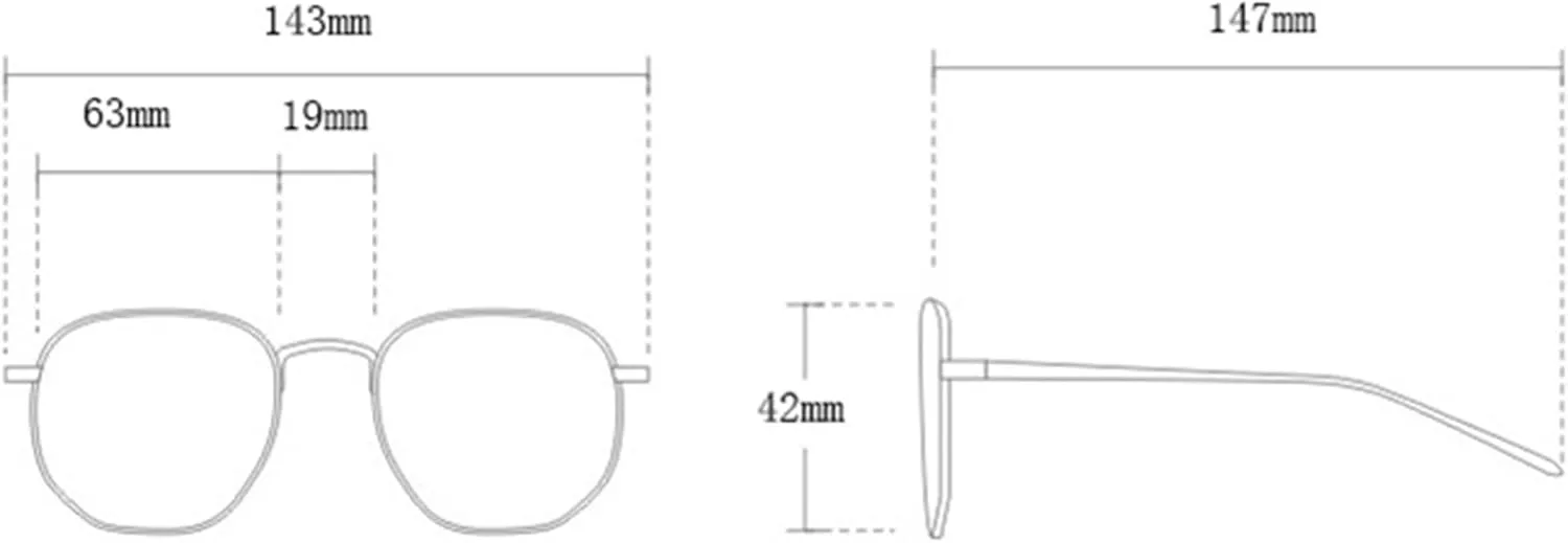 bullabulling Fashion Rimless Rectangle Sunglasses for Women Men Square Glasses Ultralight UV400 Eyewear Unisex