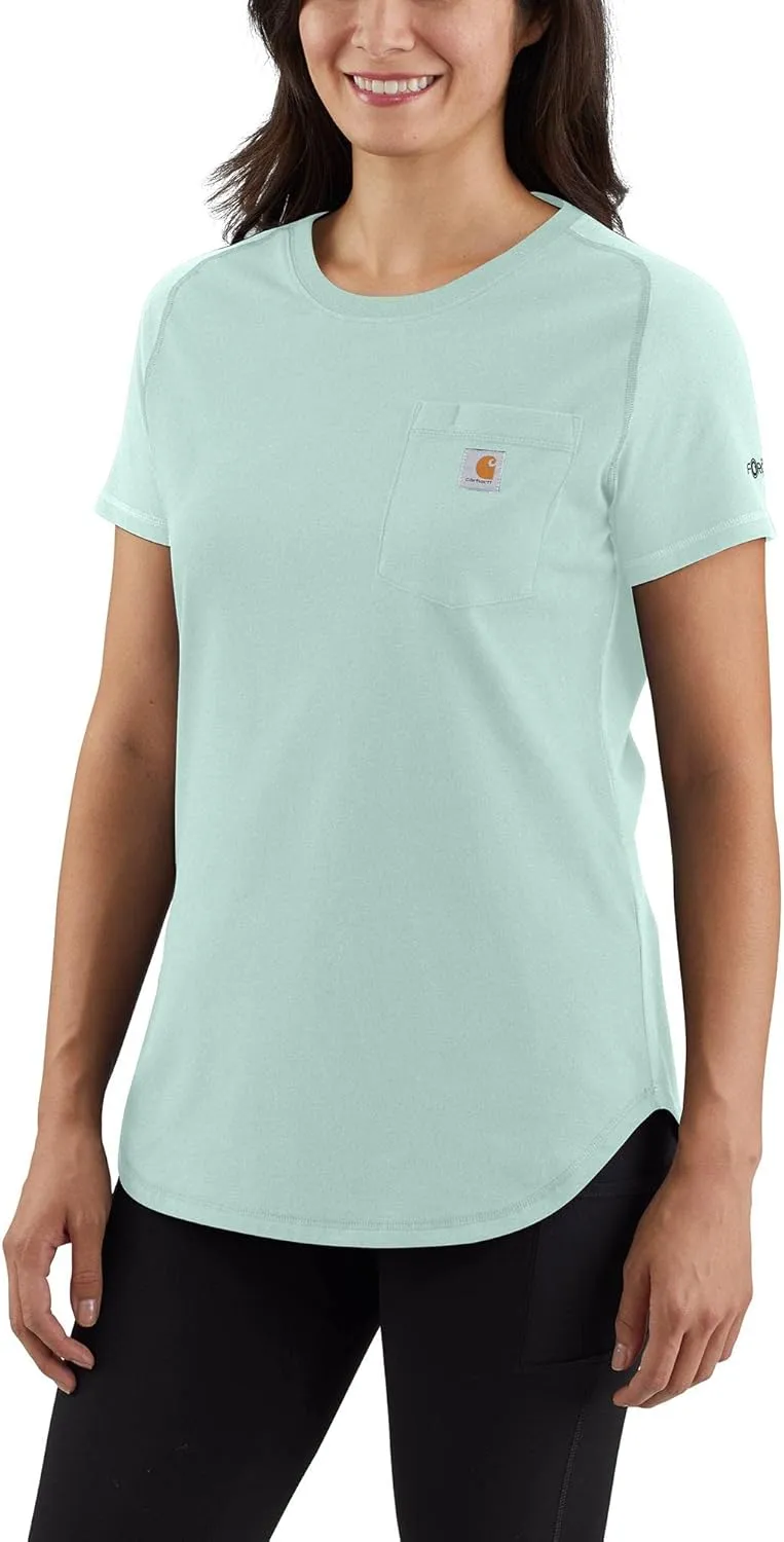 Carhatt Women's Force Relaxed Fit Midweight Pocket TShirt
