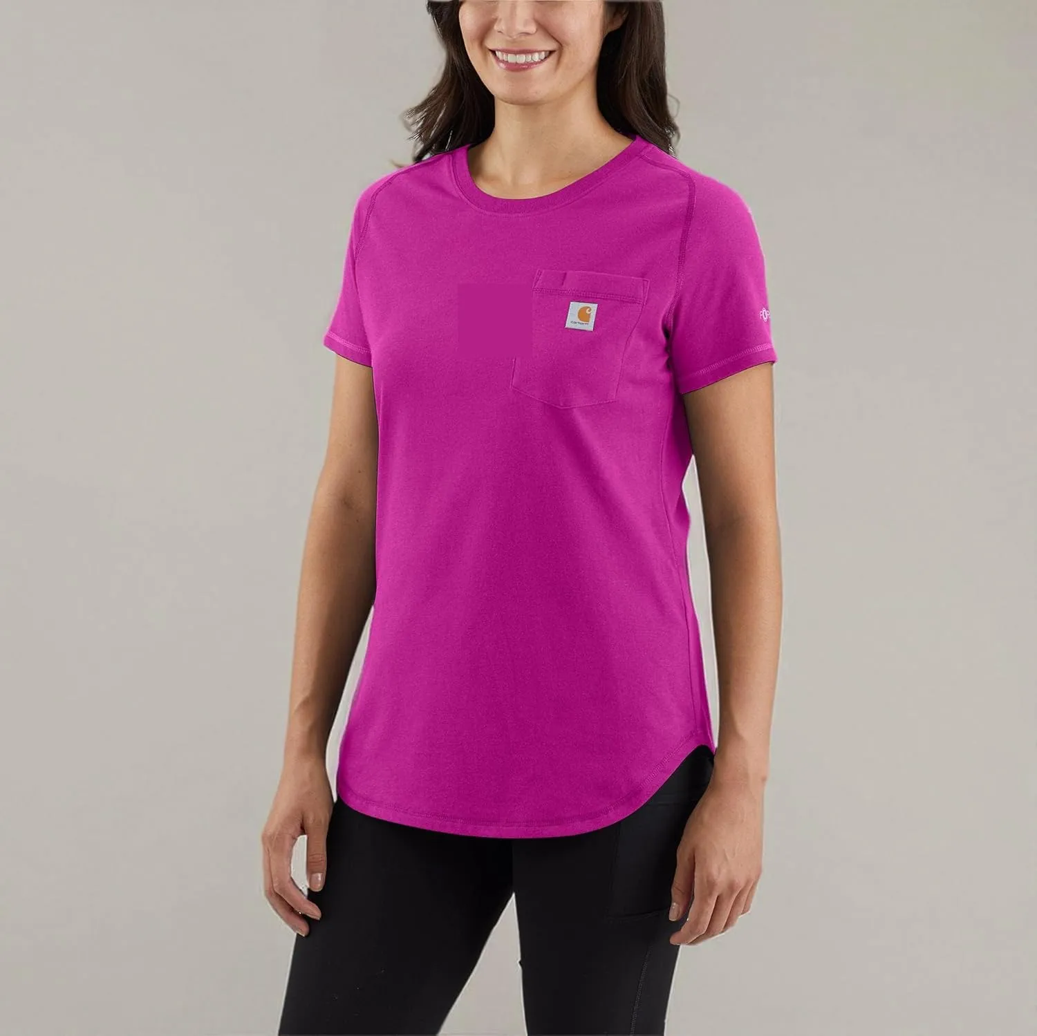 Carhatt Women's Force Relaxed Fit Midweight Pocket TShirt