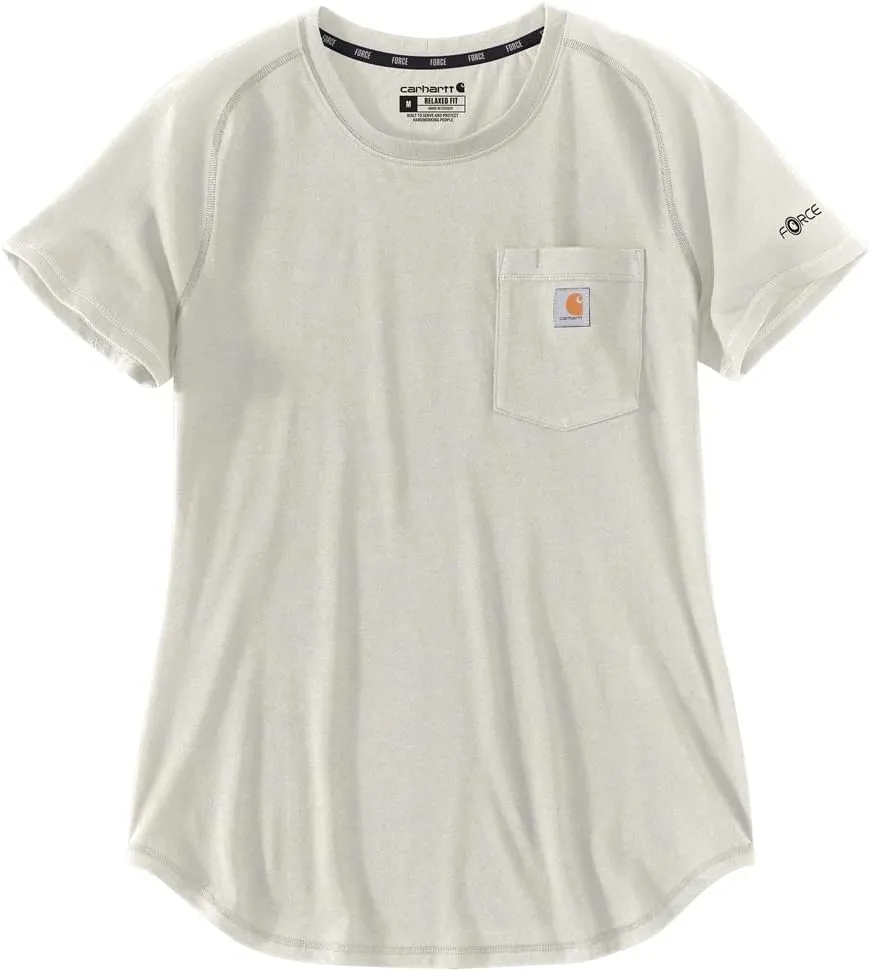 Carhatt Women's Force Relaxed Fit Midweight Pocket TShirt