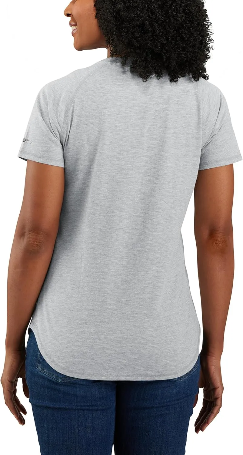 Carhatt Women's Force Relaxed Fit Midweight Pocket TShirt