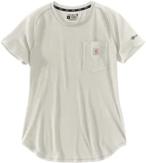 Carhatt Women's Force Relaxed Fit Midweight Pocket TShirt