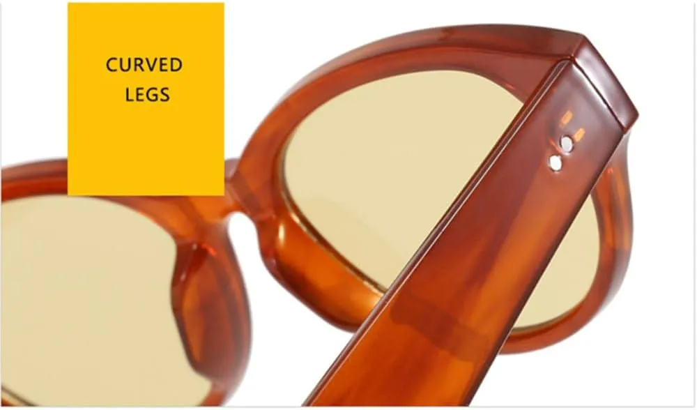 Cat Eye Small Frame Sunglasses Rice Nail Women Sunglasses Beach Holiday Vintage Sunglasses