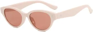 Cat Eye Small Frame Sunglasses Rice Nail Women Sunglasses Beach Holiday Vintage Sunglasses
