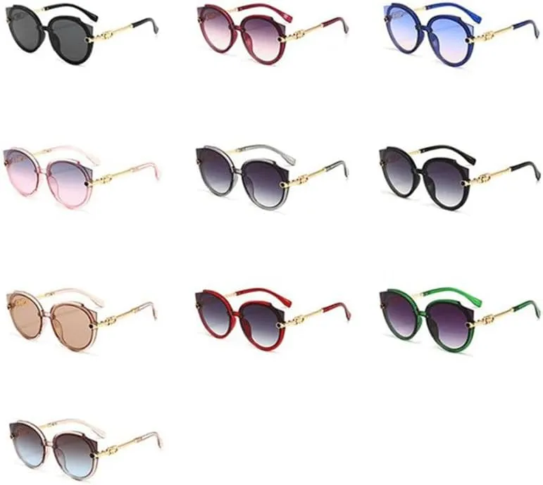 Cat Eye Sunglasses Women Round Sun Glasses Men Vintage Oversize Eyelasses Tea Blue Red UV400