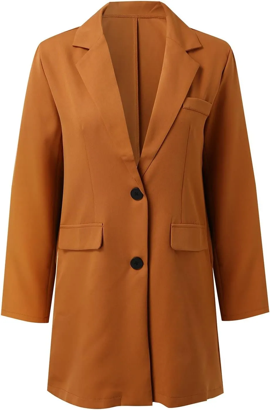 cooki Womens Coats Winter Wool Blend Trench Coats Lapel Pea Coat Plus Size Long Jackets Double Breasted Peacoats Overcoat