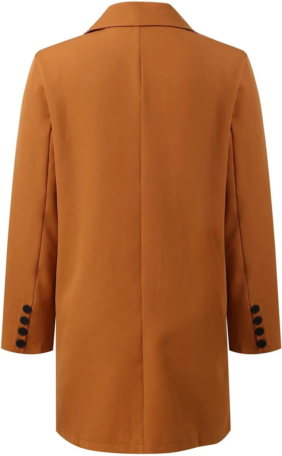 cooki womens winter coats Wool Blend Trench Coats Lapel Pea Coat Plus Size Long Jackets Double Breasted Peacoats Overcoat