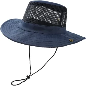 Cool Hat Mesh Fisherman's Hat Monochrome Foldable Sun Hat Men and Women Outdoor Fishing Sun Hat