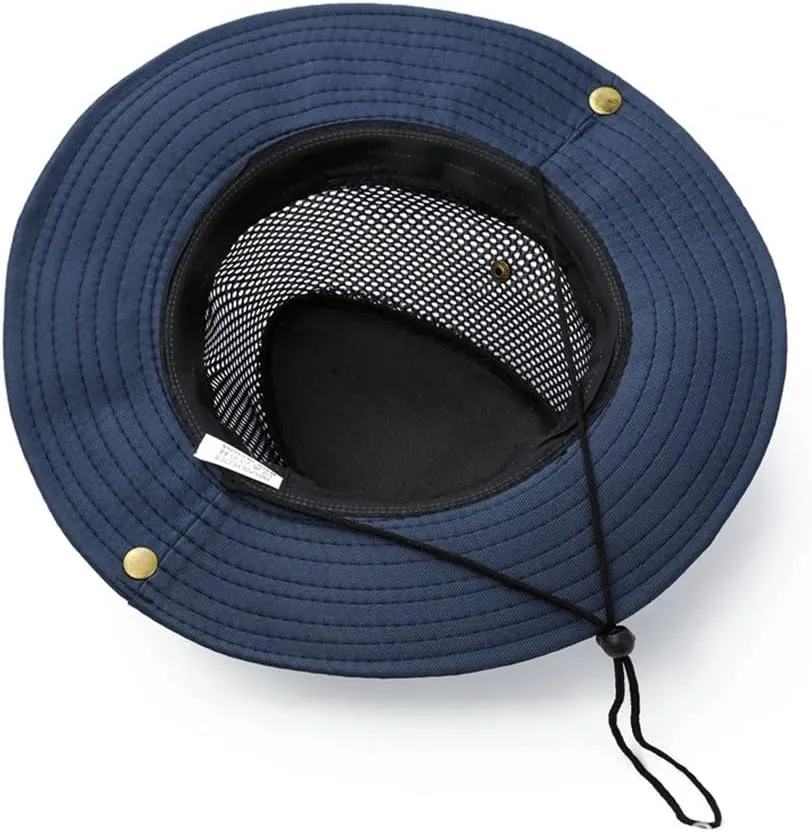 Cool Hat Mesh Fisherman's Hat Monochrome Foldable Sun Hat Men and Women Outdoor Fishing Sun Hat