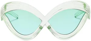 COTIA Cat Eye Punk Y2K Sunglasses Women 2024 Fashion Streak Cateye Sun Glasses for Ladies Vintage Personality Eyewear W35