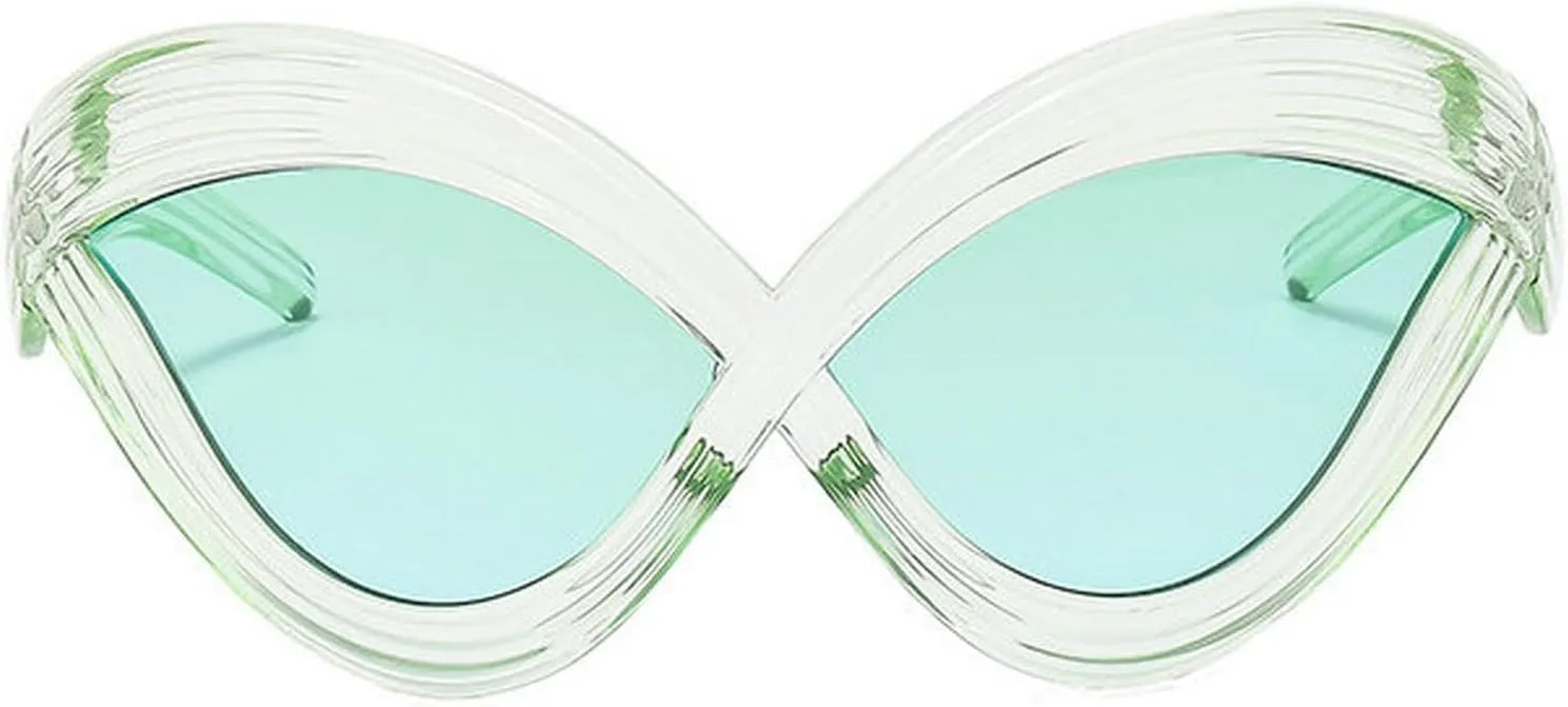 COTIA Cat Eye Punk Y2K Sunglasses Women 2024 Fashion Streak Cateye Sun Glasses for Ladies Vintage Personality Eyewear W35