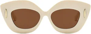 COTIA Fashion Cat Eye Polygon Irregular Sunglasses for Women Men Personality Vintage Rivets Oversized Sun Glasses W35