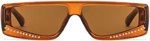 COTIA Fashion Cat Eye Vintage Sunglasses for Women Men Square Irregular Triangle Personality Diamond Decoration Sun Glasses