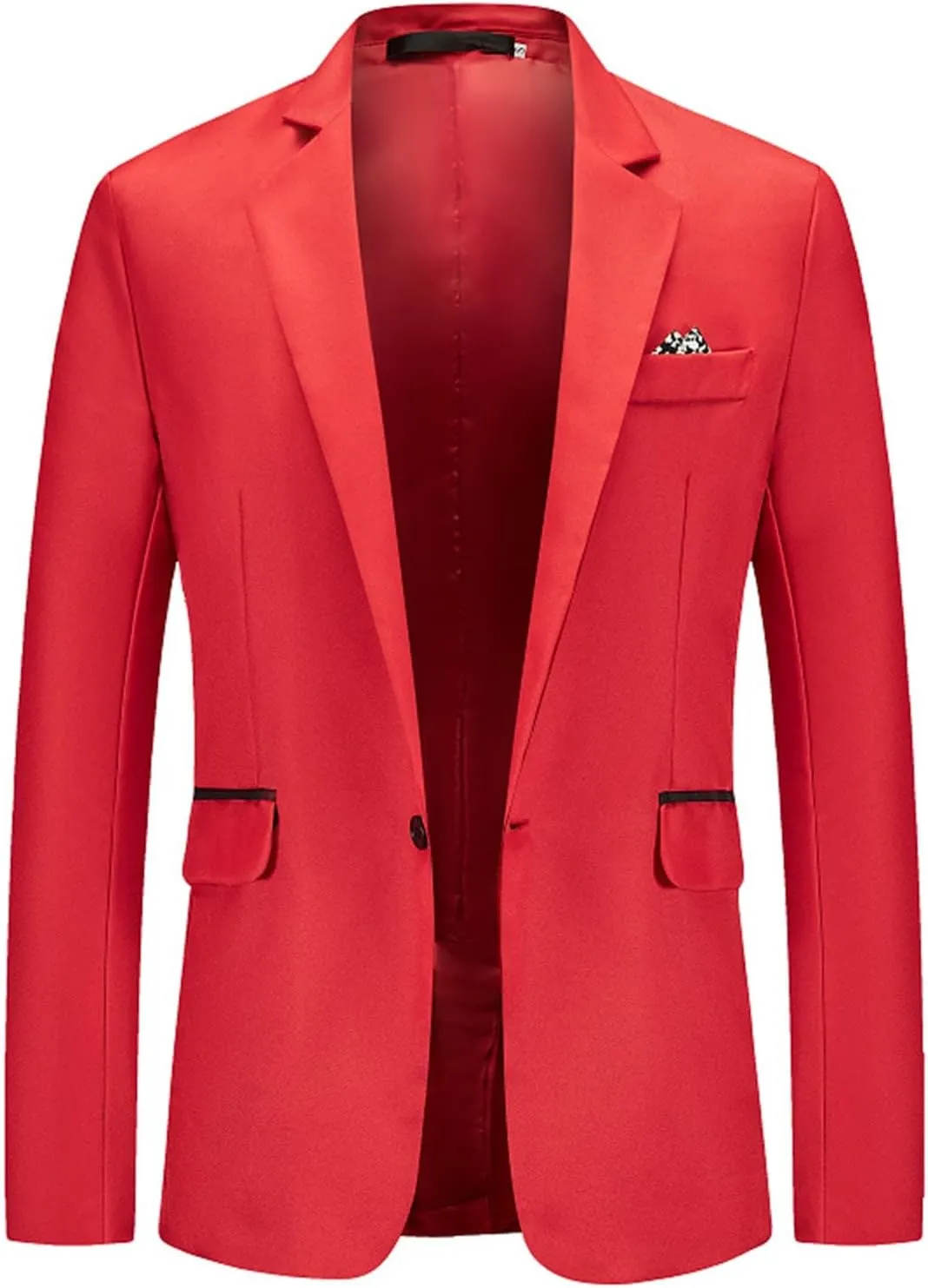 CRNTCEM Men's Casual Suit Blazer Jackets Solid Color Lightweight Slim Fit Wedding Prom Business Office Work Formal Outwear