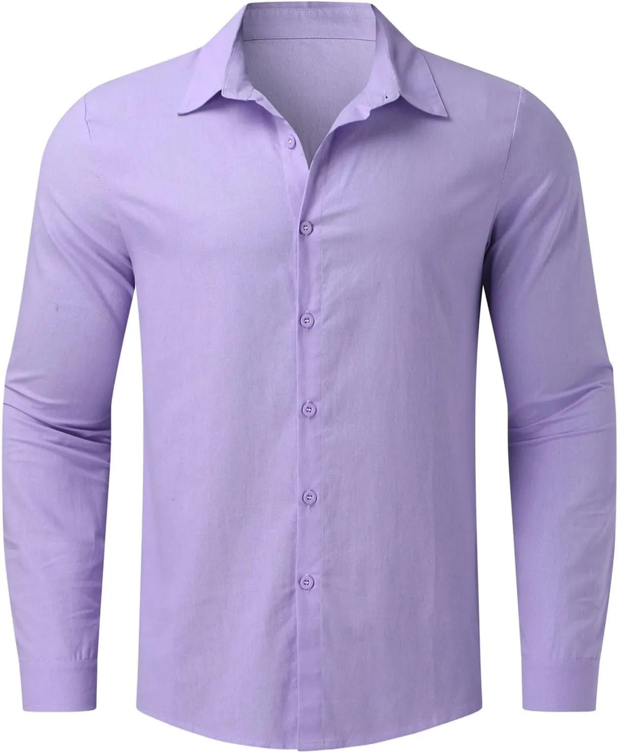 CRNTCEM Mens Cotton Linen Oversized Shirts Regular Fit Buttton Down Casual Teeshirts Lapel Collar Solid Summer Beach Blouses