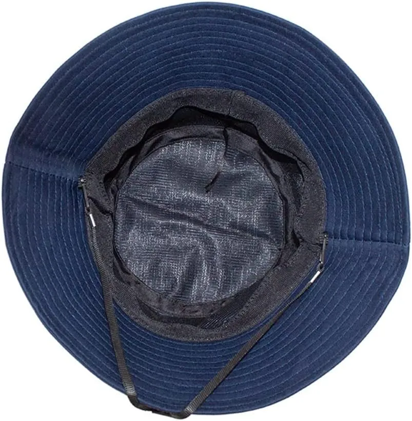 CSCDD Big Around The Fisherman's Cap Men Big Brim Sunscreen Sun Hat Light Plate Monochrome Travel Basin Cap