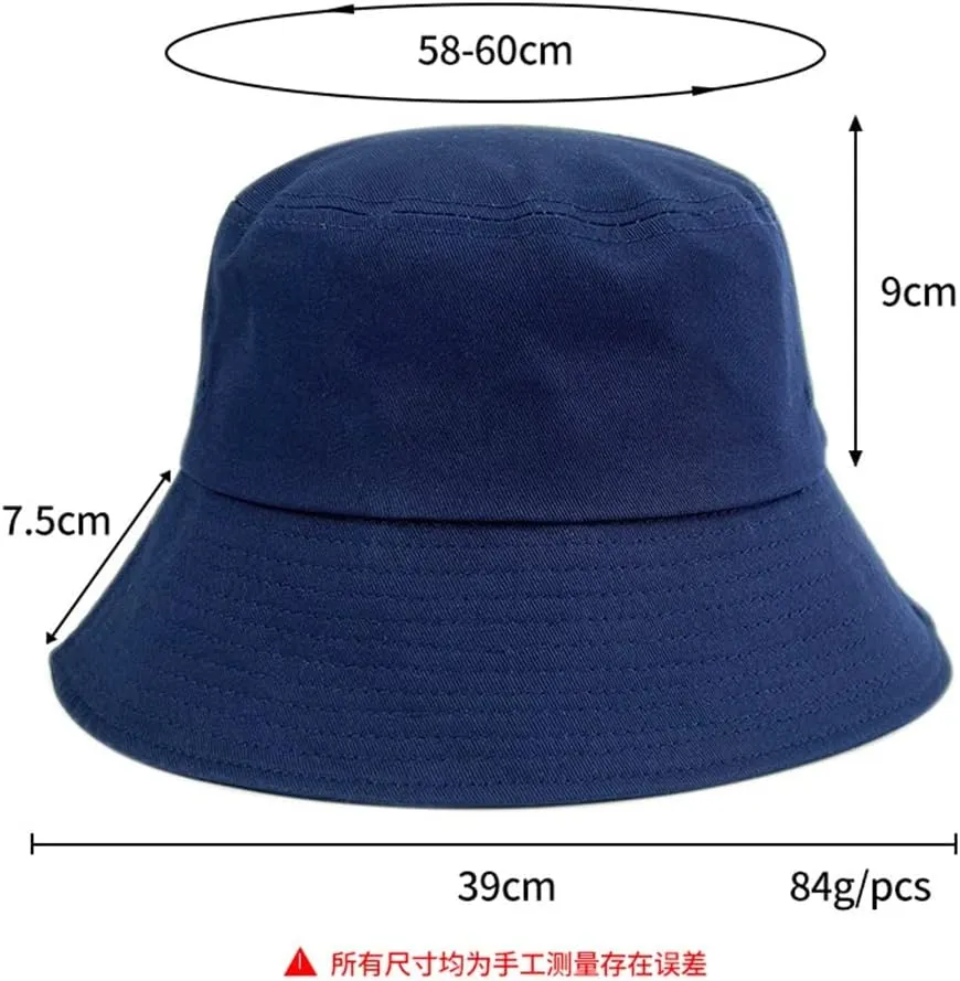 CSCDD Big Around The Fisherman's Cap Men Big Brim Sunscreen Sun Hat Light Plate Monochrome Travel Basin Cap