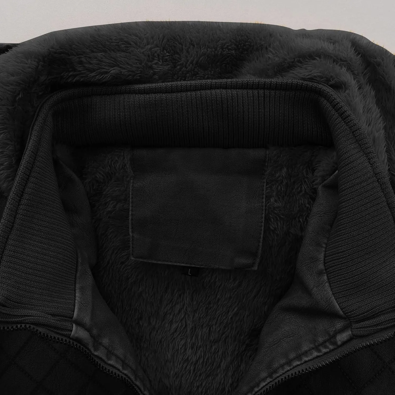 Dgoopd Men Leather Jacket with Hood Stand Collar Moto Jacket Vintage Motorcycle Jacket Zip up Biker Jacket Faux Leather Coat