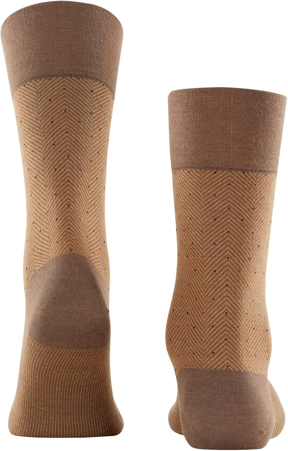 FALKE Men's Sensitive Herringbone Socks, Wide Top, Skin-Friendly, Great for Diabetics, Breathable Warm, Merino Wool