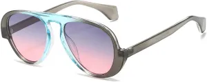 Fashion Women Luxury Vintage Flat Top Sun Glasses Men Chic Black Retro Outdoor Cool Round Shades