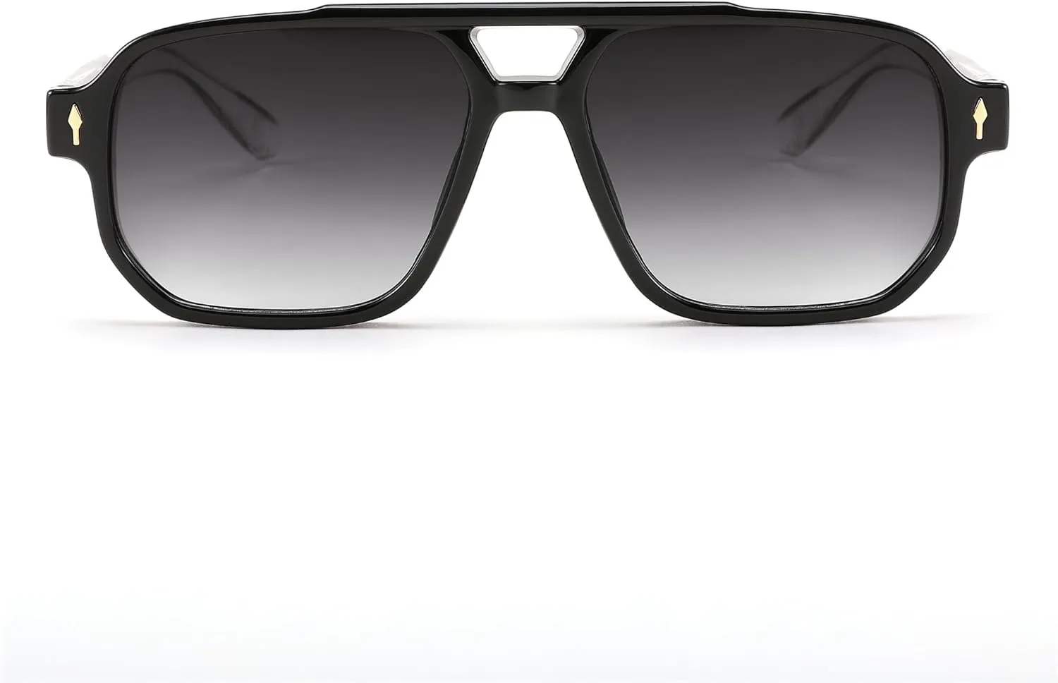 FEISEDY Retro Square Aviator Sunglasses Women Men, 70s Small Vintage Rectangle UV400 Sun Glasses B9120