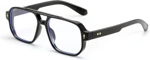 FEISEDY Retro Square Aviator Sunglasses Women Men, 70s Small Vintage Rectangle UV400 Sun Glasses B9120