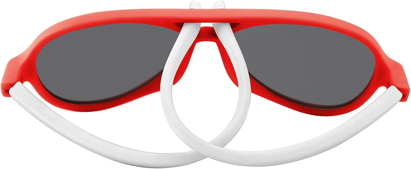 FEISEDY Toddler Aviator Polarized Sunglasses Flexible Frame Cute Baby Boys Girls Age 0-6 Rubber Outdoor B2789