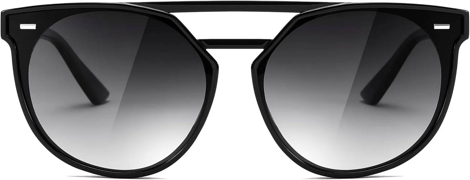 FEISEDY Women's Sunglasses, Cat Eye Aviator Style, UV400 Polarized Sun Glasses, Cute Vintage Trendy B0119