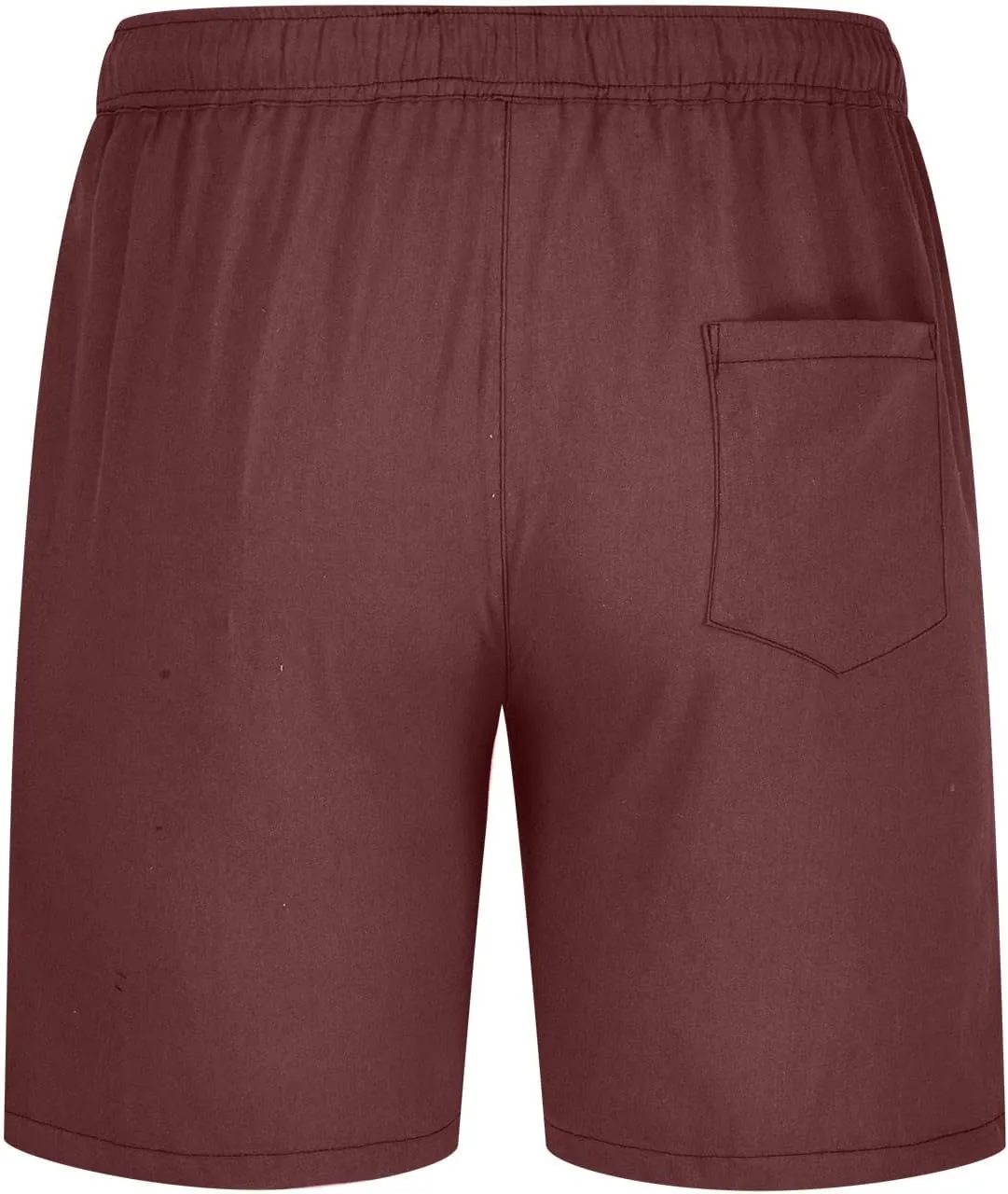 Generic Man Sport Gym Beach Shorts Shorts for Man Faux Linen Hawaiian Ruched Tropical Straight Leg Basic Fall Summer 2024