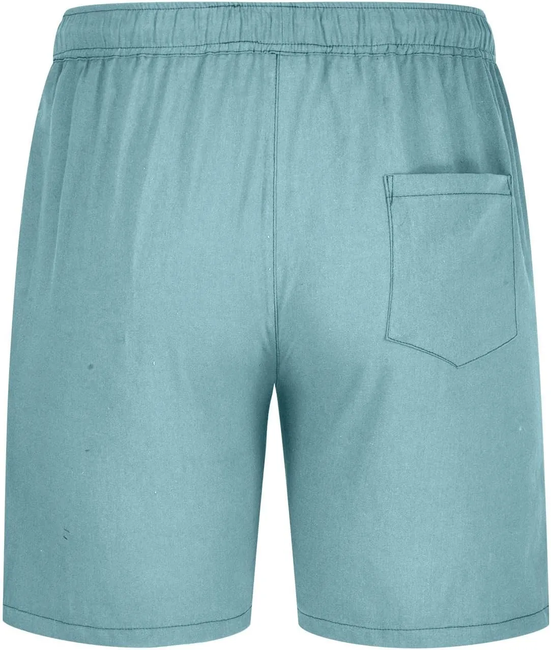 Generic Man Sport Gym Beach Shorts Shorts for Man Faux Linen Hawaiian Ruched Tropical Straight Leg Basic Fall Summer 2024