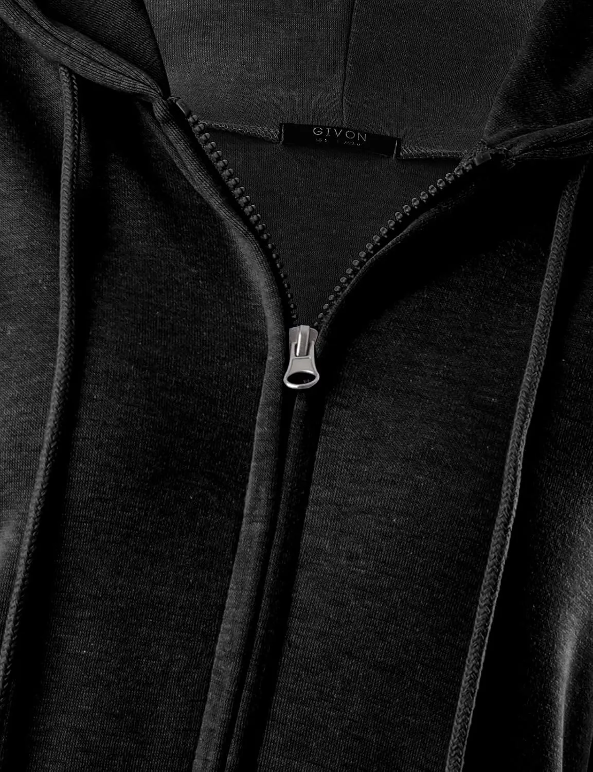 GIVON Womens Slim Fit Zip Up Hoodie Short Sleeve Thin Jacket Full Zip Sweatshirt with Plus Size