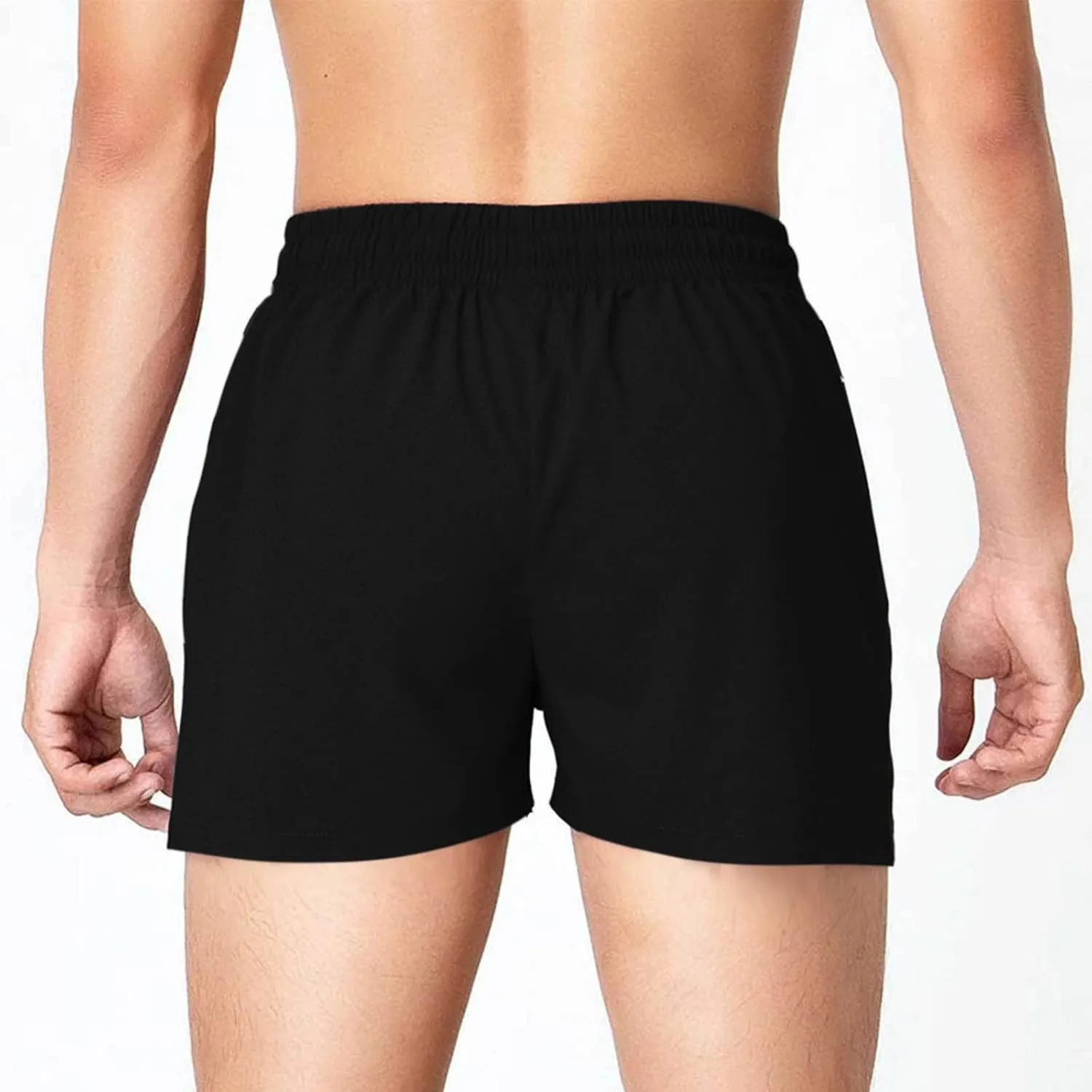 Gym Shorts Men Casual Workout Athletic Running Shorts Quick Dry Lightweight Elastic Waist Summer Pockets Short Pants
