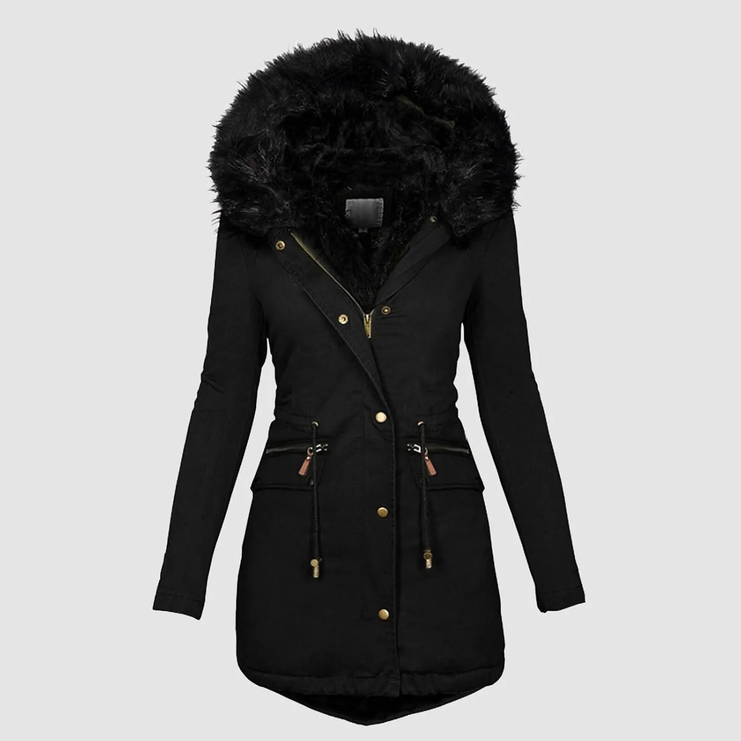 Heavyweight Outerwear Coat for Women Thicker Winter Slim Women'S Coat Women Long Quilted Coat Womens Puffer Coat