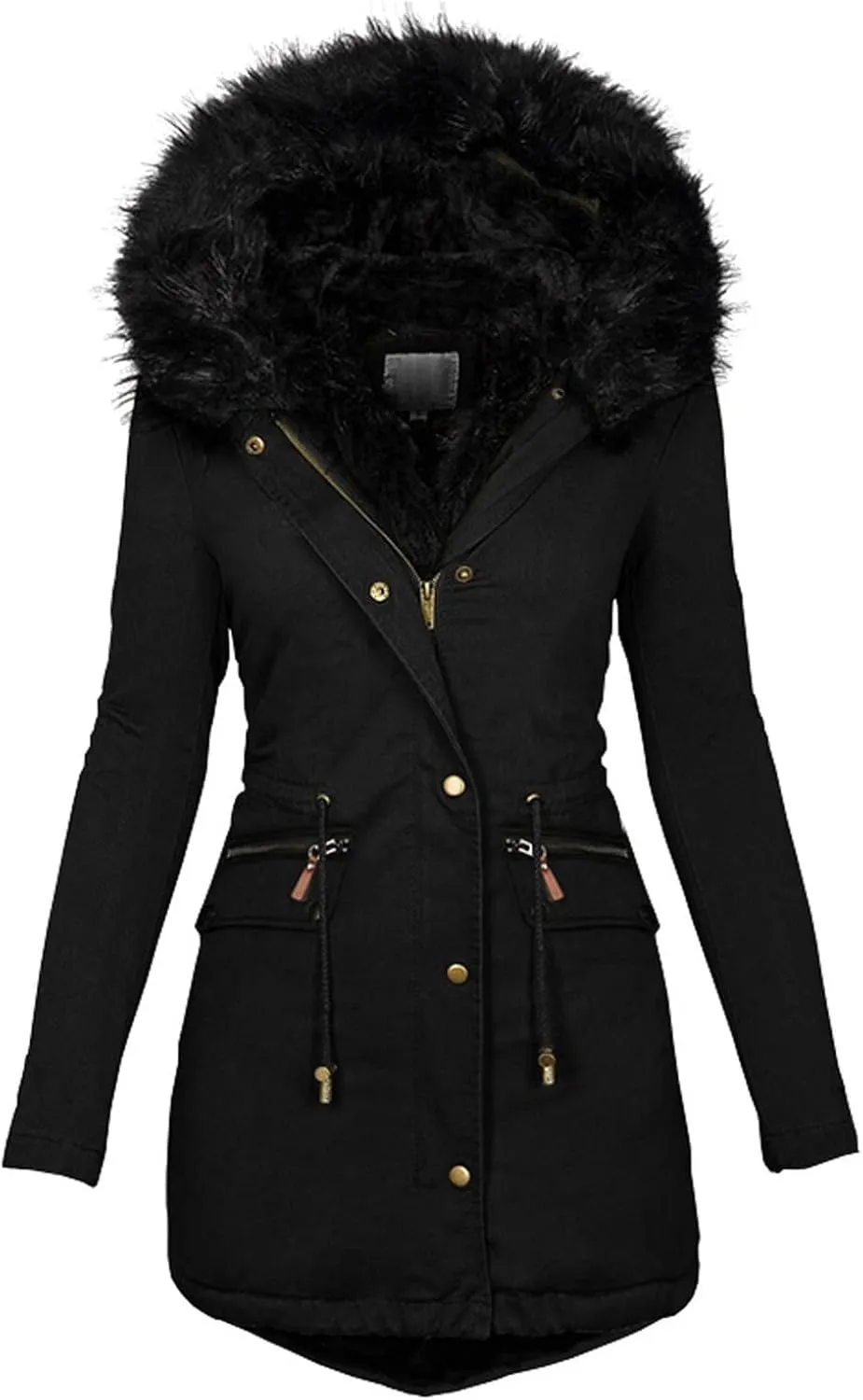 Heavyweight Outerwear Coat for Women Thicker Winter Slim Women'S Coat Women Long Quilted Coat Womens Puffer Coat
