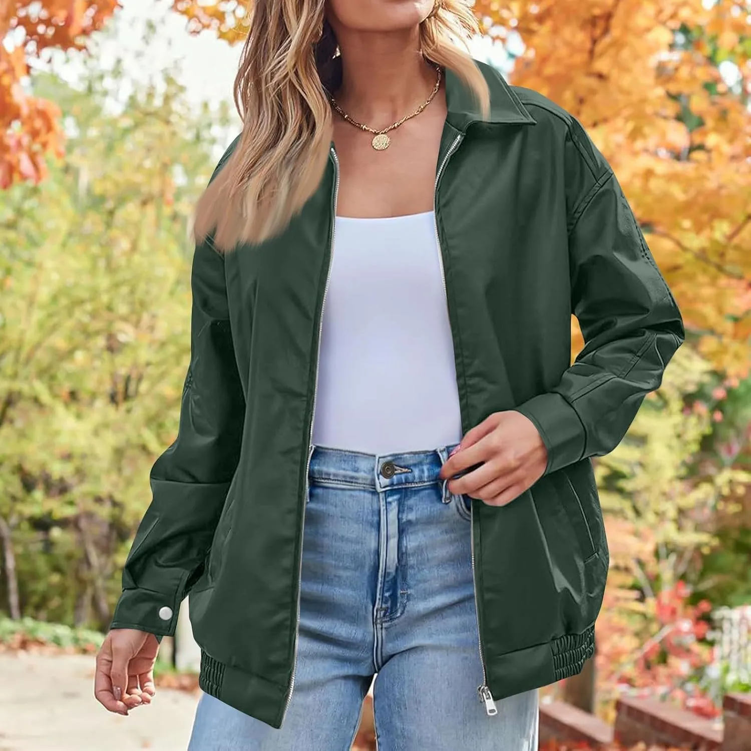 Jackets For Women Faux Leather Oversized Zipper Jackets Trendy Motocycle Casual Winter Coats With Pockets 2024 Clothes