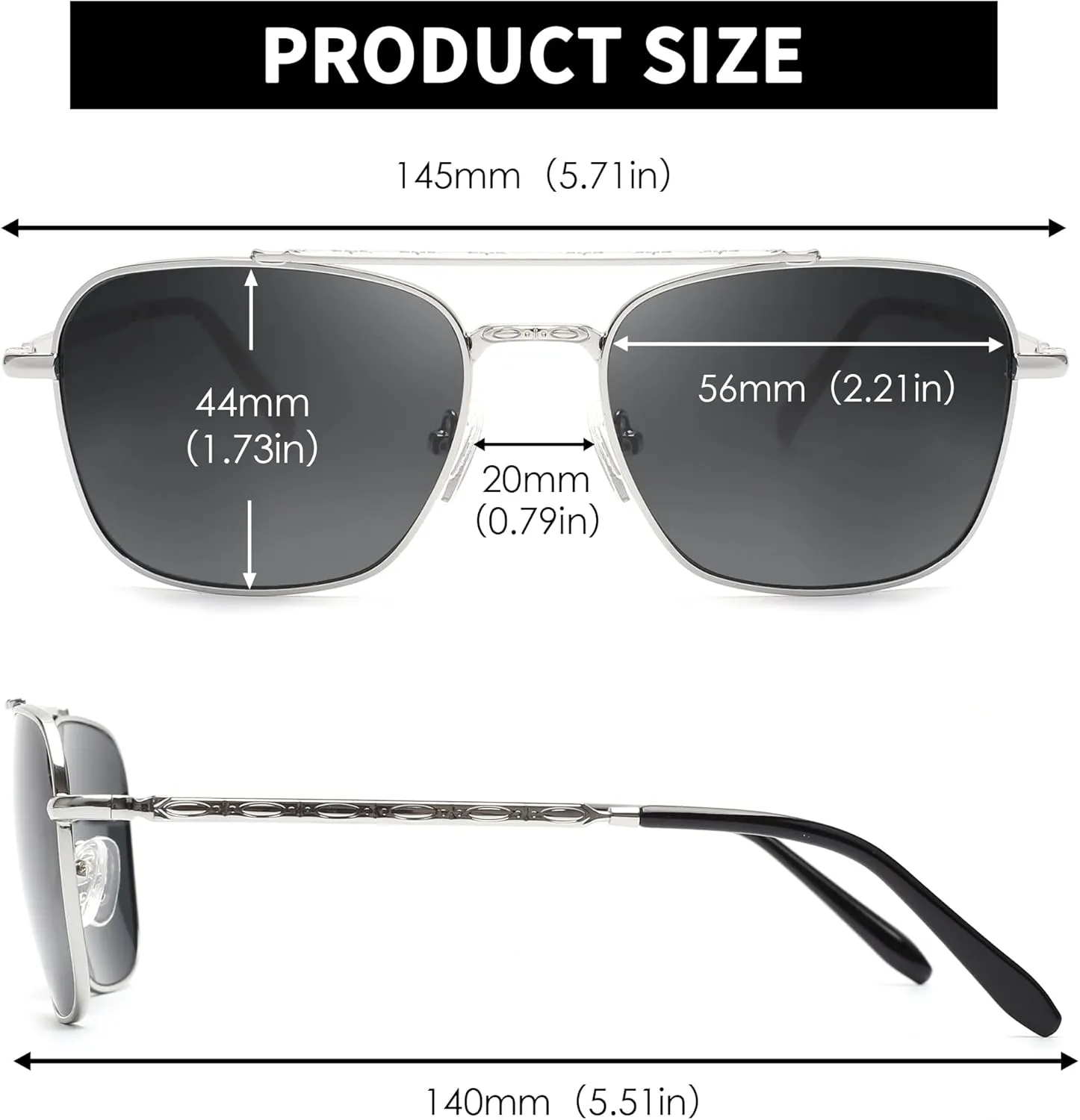 JIM HALO Retro Square Aviator Sunglasses Premium Glass Lens Flat Metal Eyewear Men Women