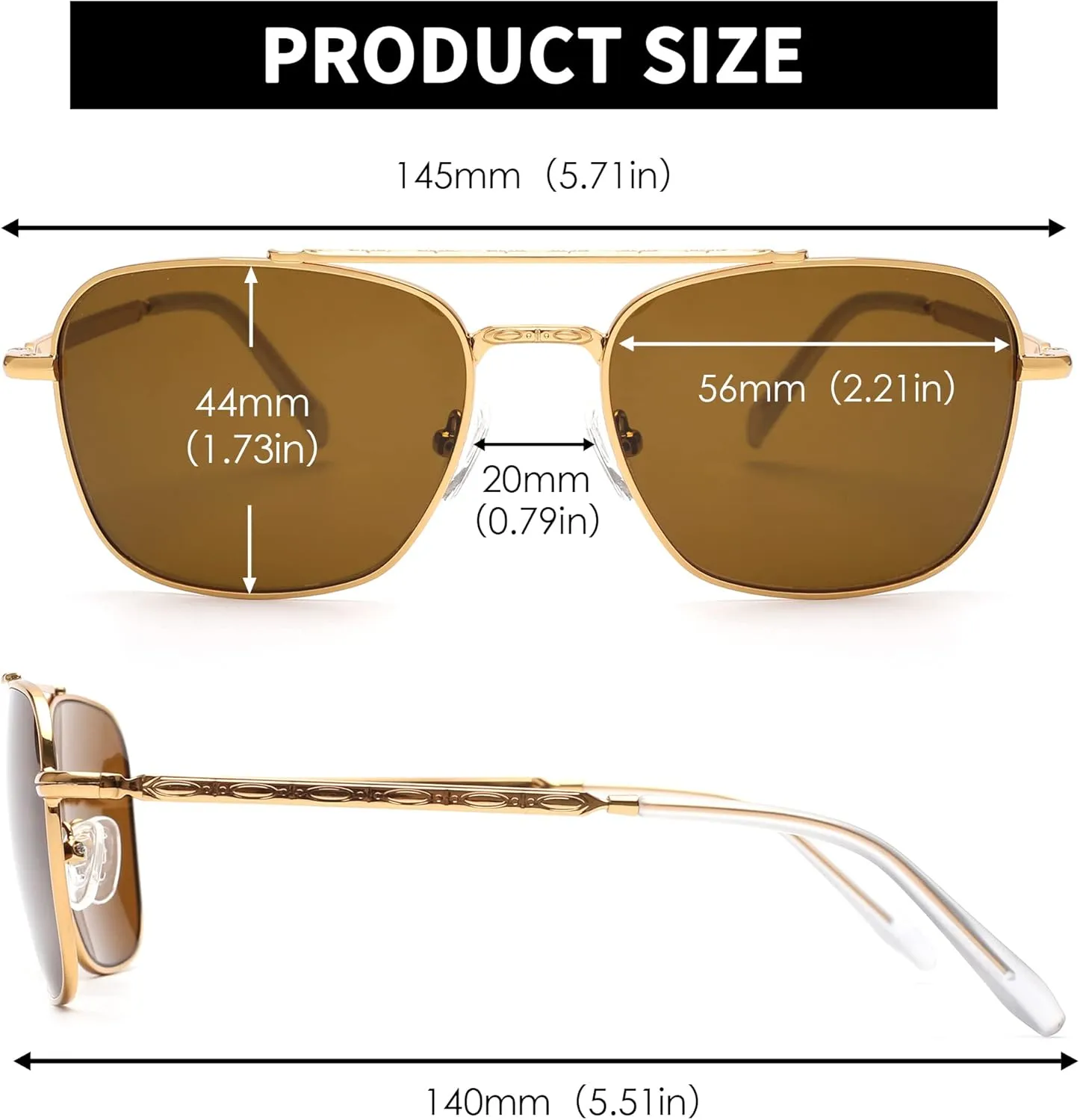 JIM HALO Retro Square Aviator Sunglasses Premium Glass Lens Flat Metal Eyewear Men Women