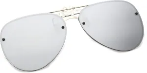 JM Retro Clip on Aviator Sunglasses, Polarized Flip up Over Prescription Glasses Men Women