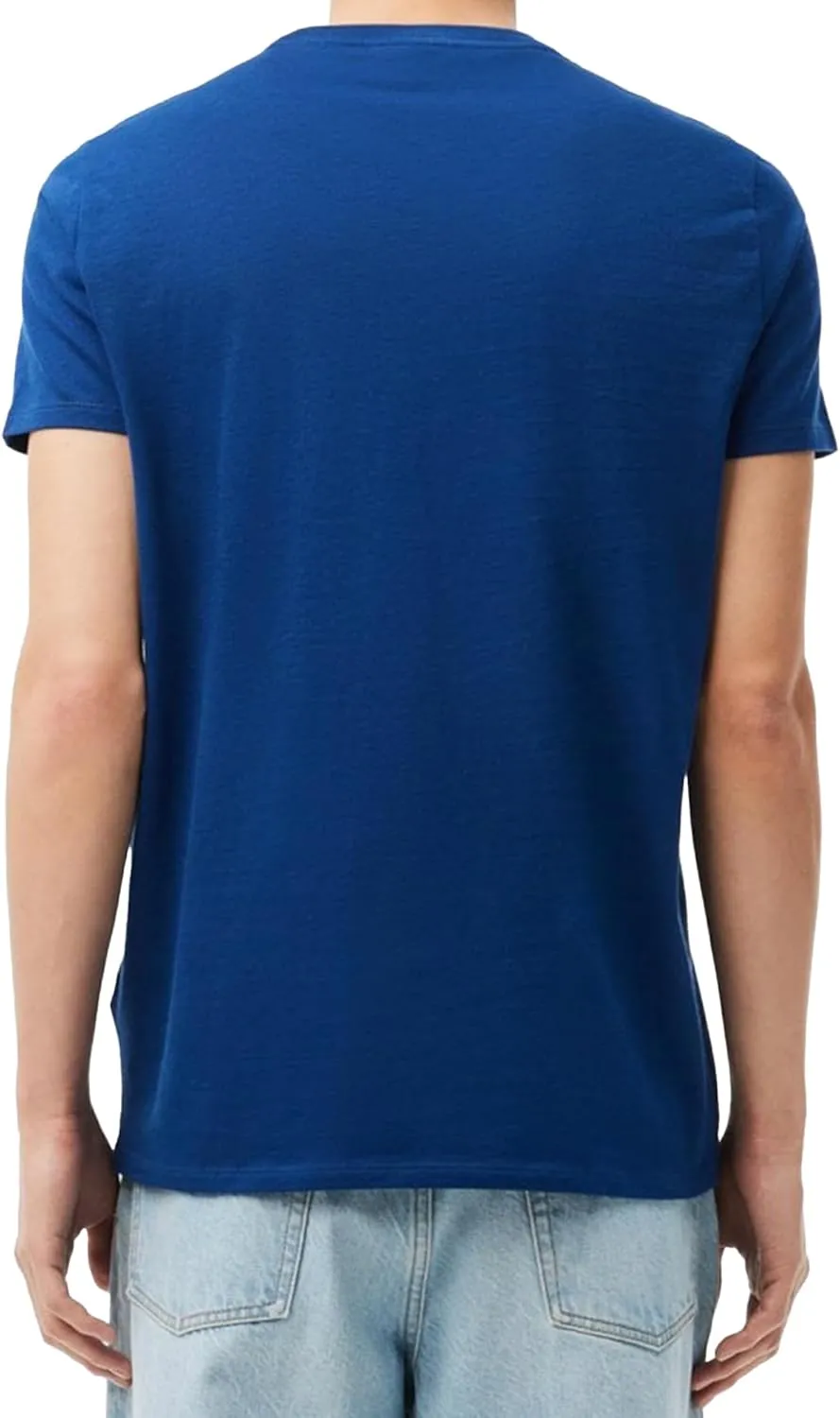 Lacoste Men's Monochrome Cotton Pima Jersey Crew Neck T-Shirt