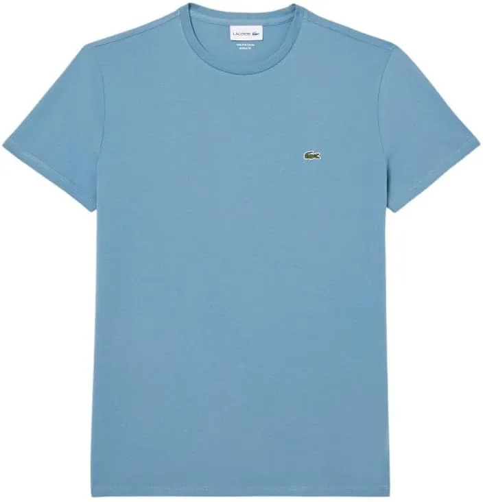 Lacoste Men's Monochrome Cotton Pima Jersey Crew Neck T-Shirt