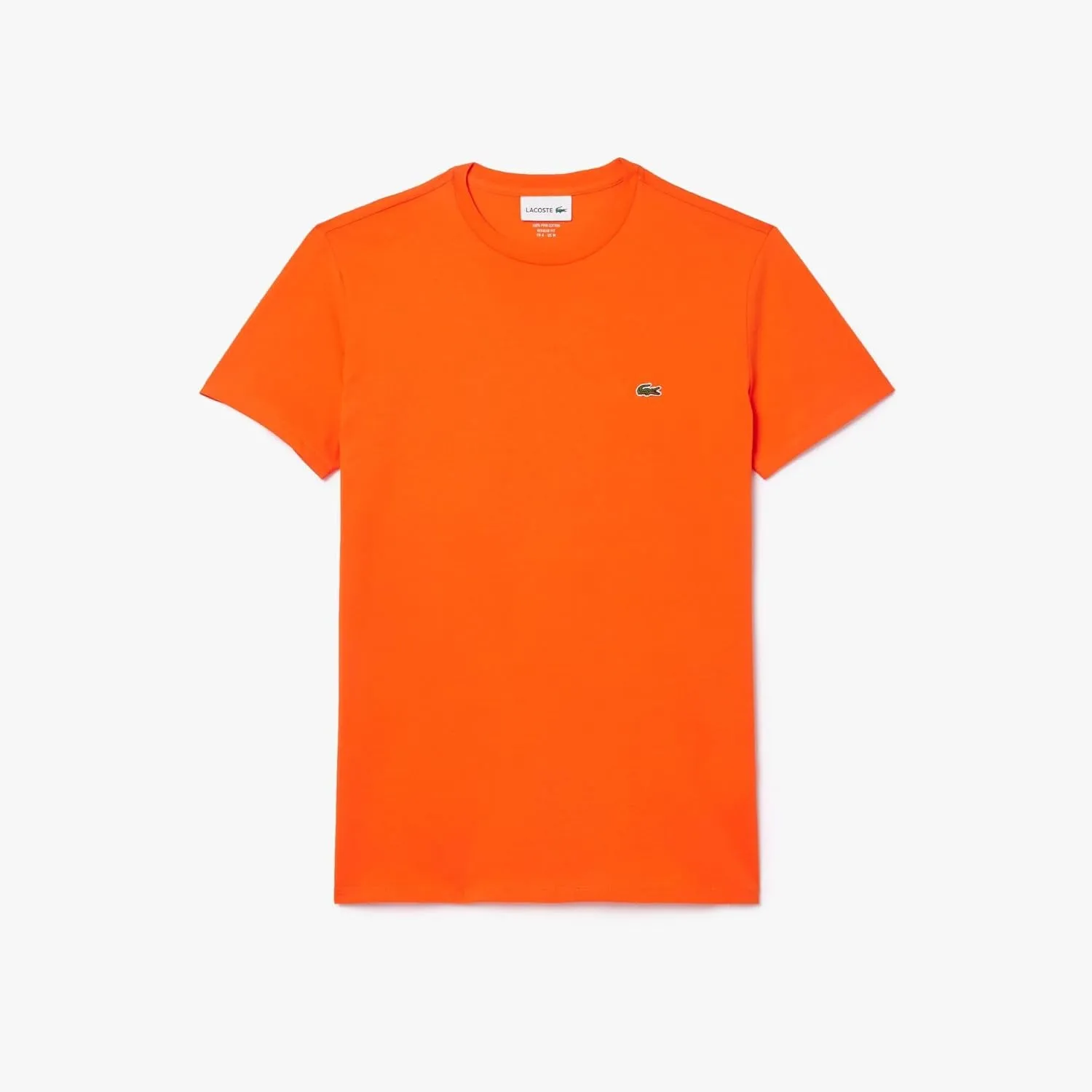 Lacoste Men's Monochrome Cotton Pima Jersey Crew Neck T-Shirt