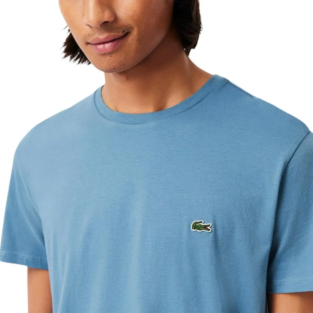Lacoste Men's Monochrome Cotton Pima Jersey Crew Neck T-Shirt