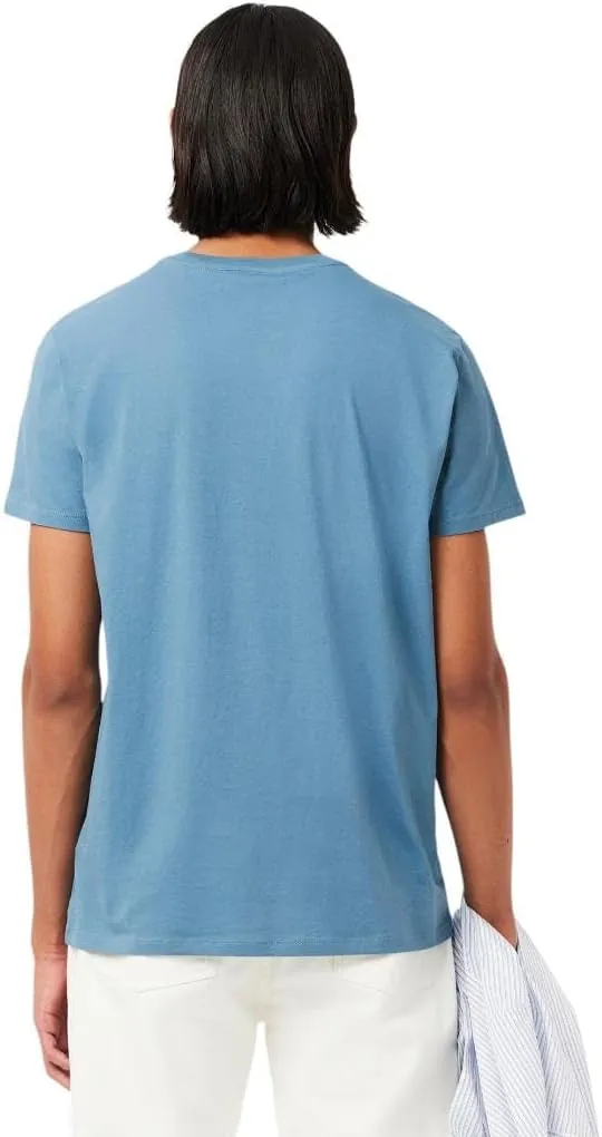 Lacoste Men's Monochrome Cotton Pima Jersey Crew Neck T-Shirt