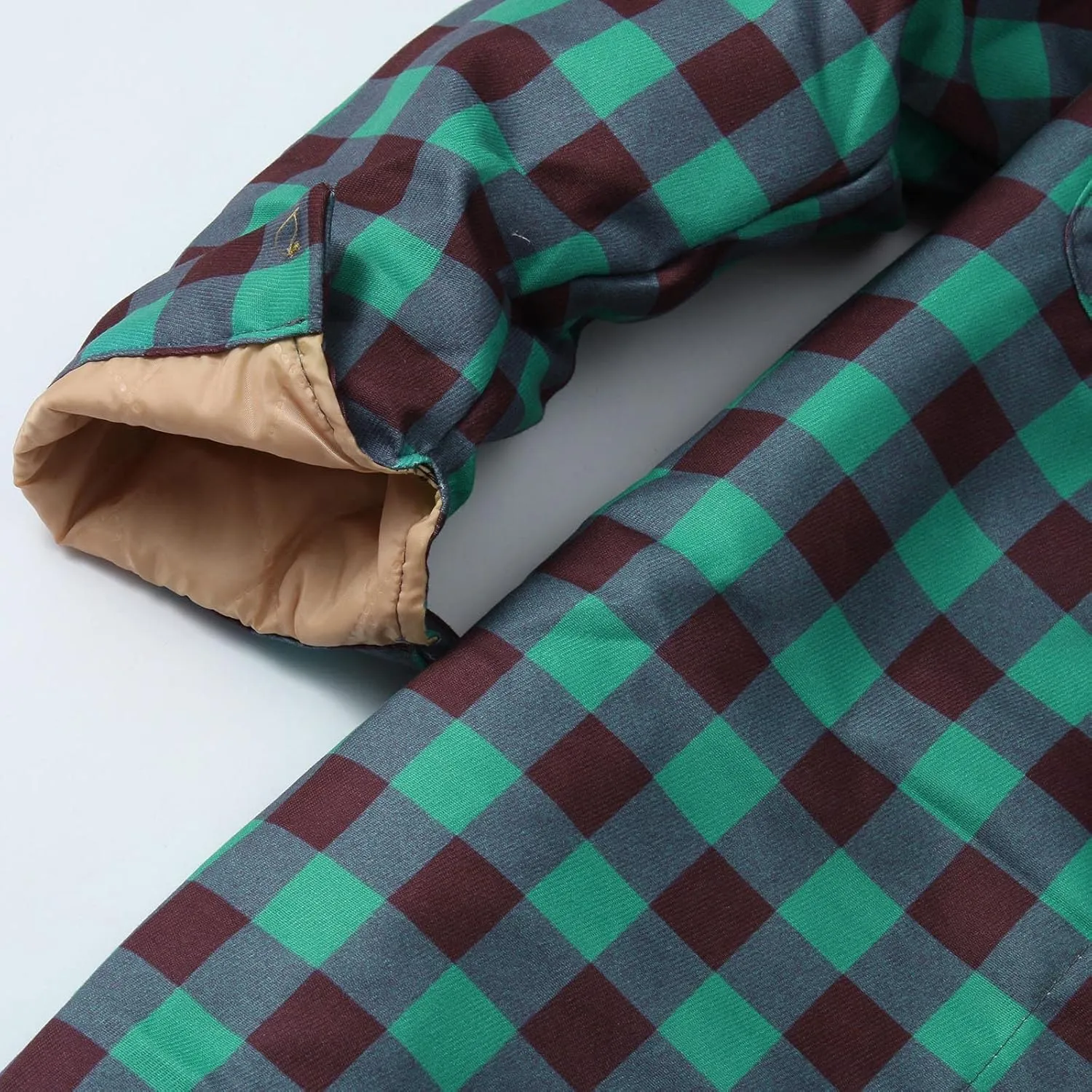 LCMTWX Men's Plaid Hooded Shirts Plaid Print Hooded Zipper Pocket Long Sleeve Shirt Patchwork Jacket Lightweight Shirt